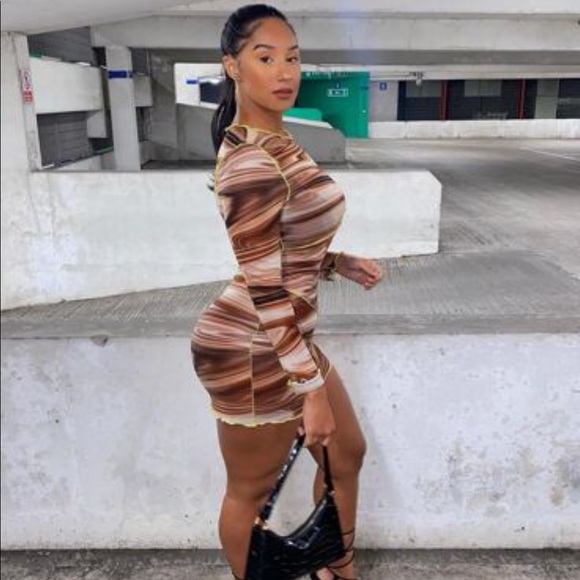 SHEIN Dresses & Skirts - Marble Mesh Dress.